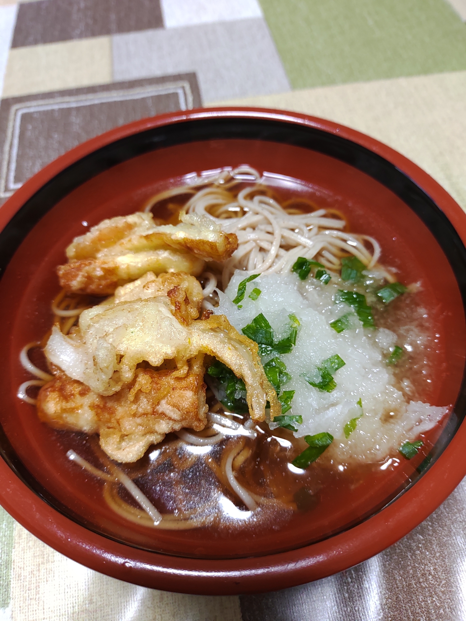 冷たいお蕎麦