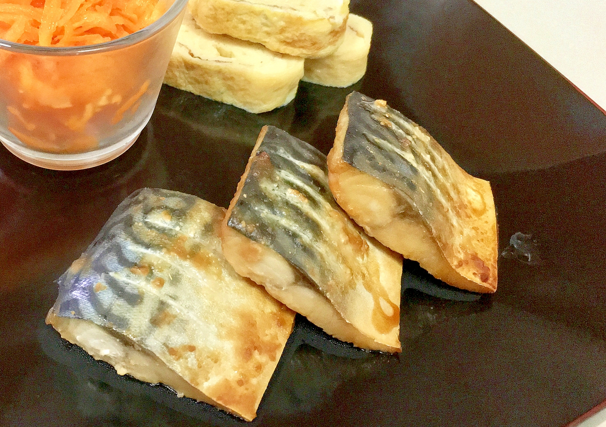 サバの味噌付け焼き