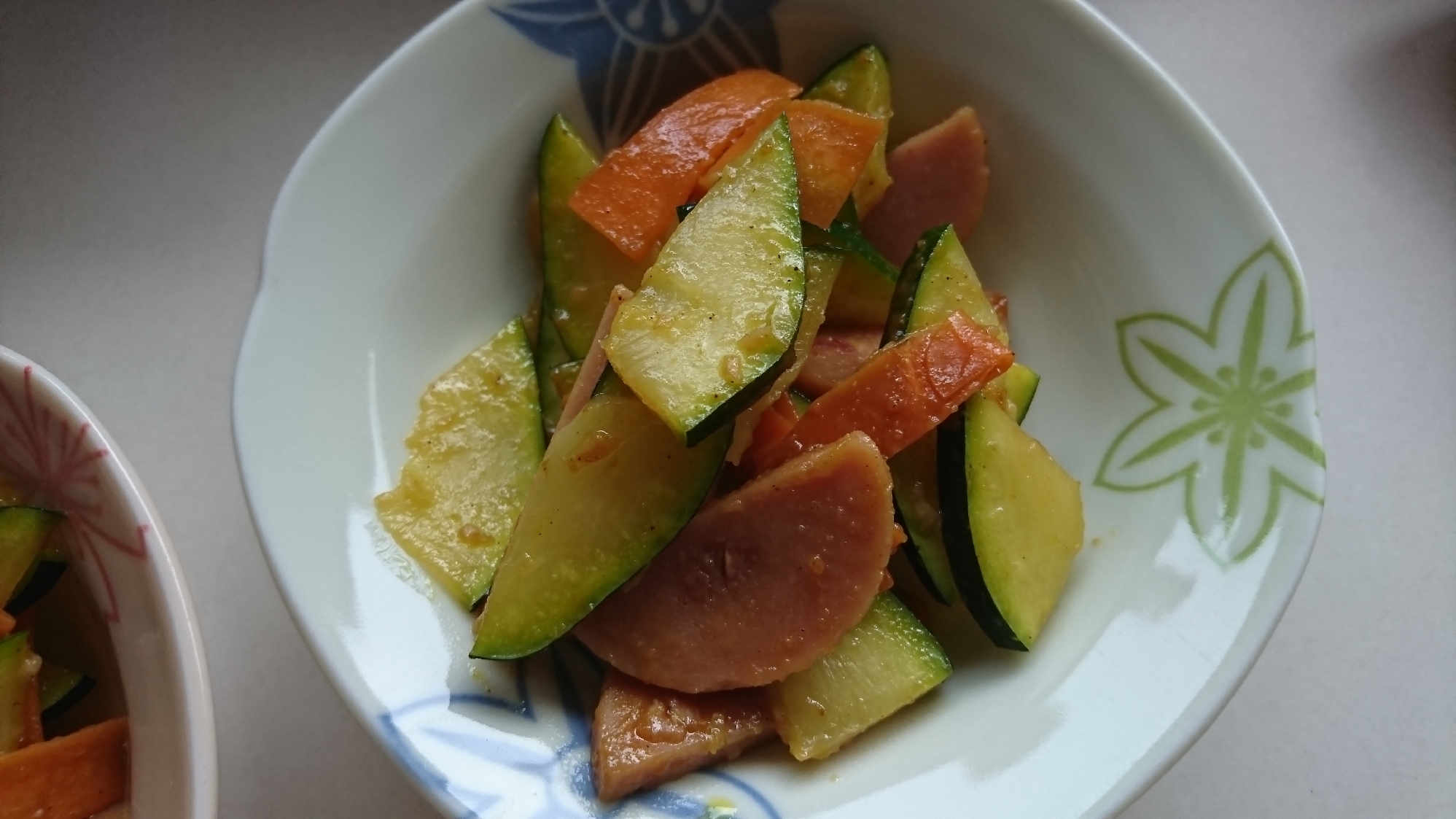 ズッキーニの炒め物 ～カレー風味～