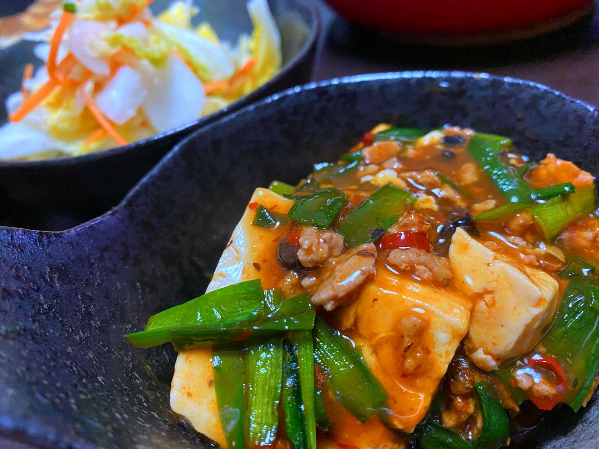 ニラたっぷり！我が家の麻婆豆腐　覚えやすい分量。