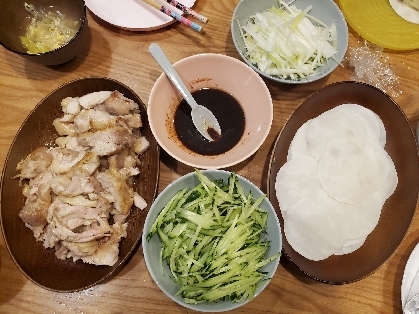 餃子の皮で「北京ダック風」