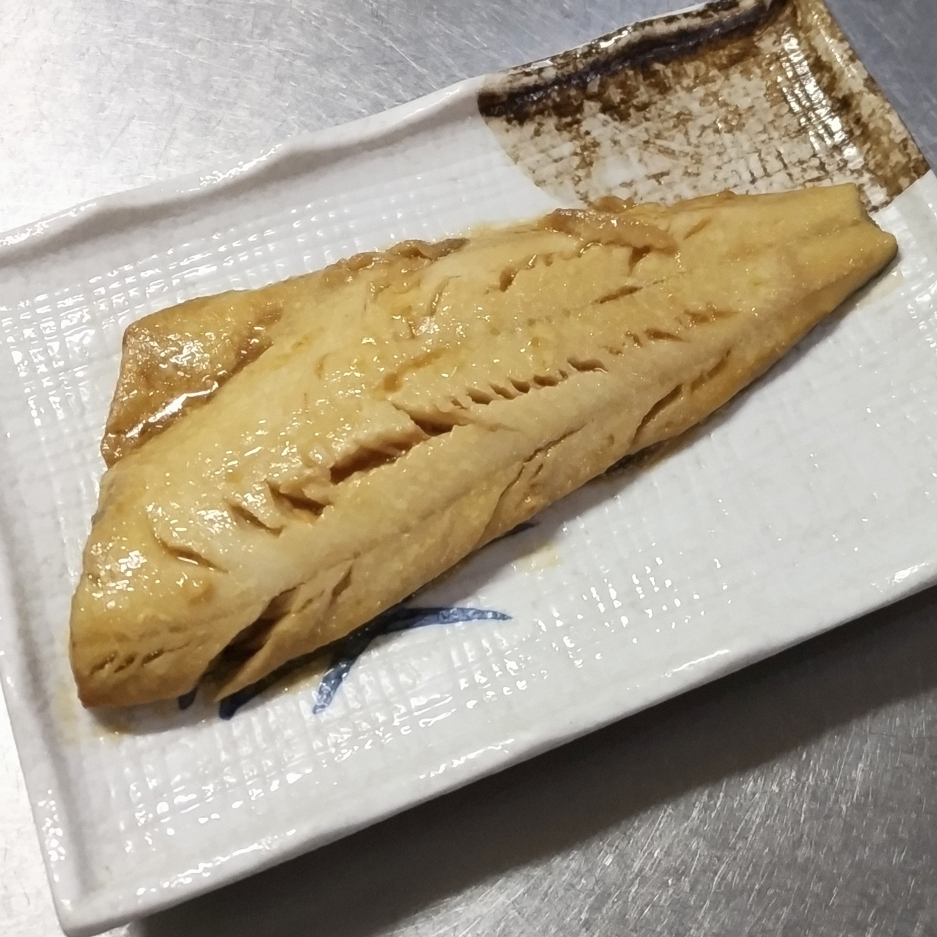 ホッケのバター醤油焼き