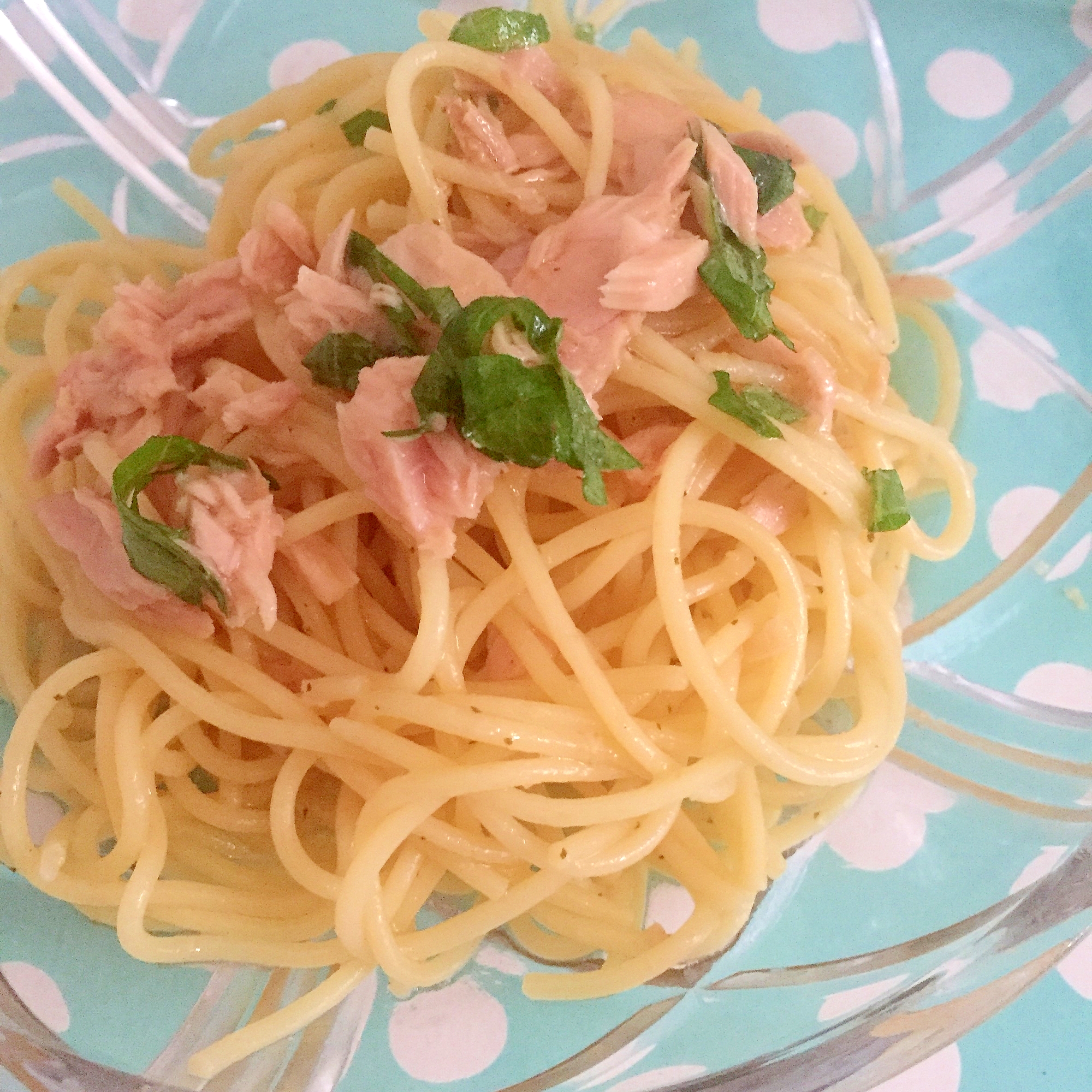 さっぱり！ツナと大葉の冷製スパゲティ☆彡