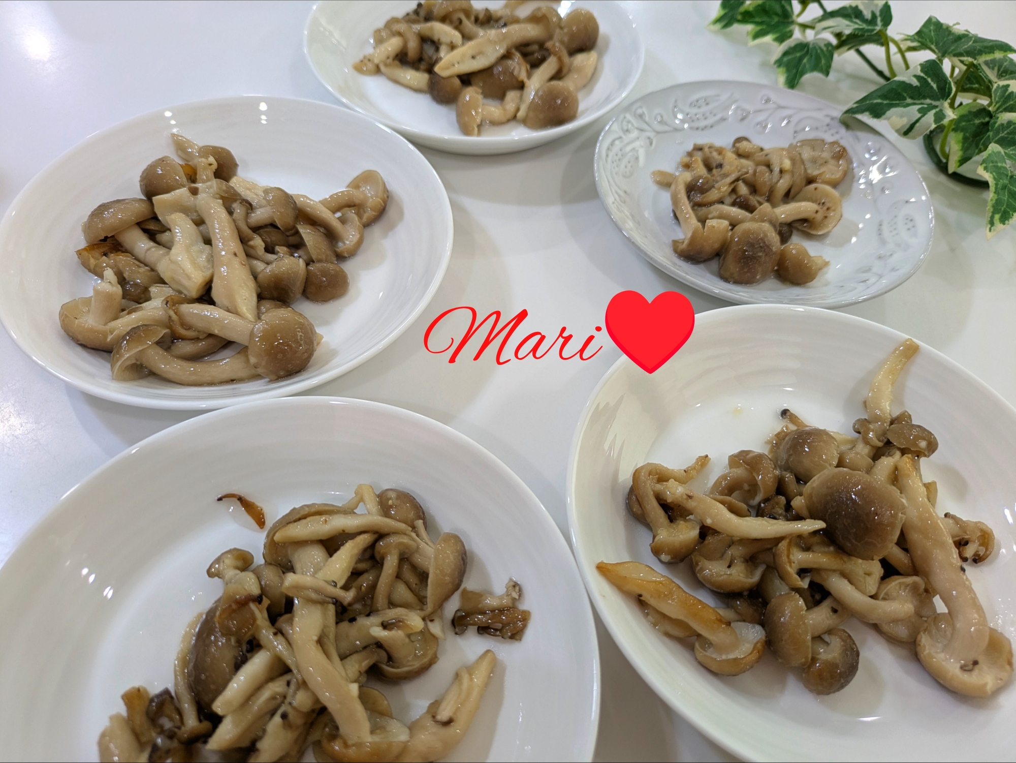 ぶなしめじの炒め物