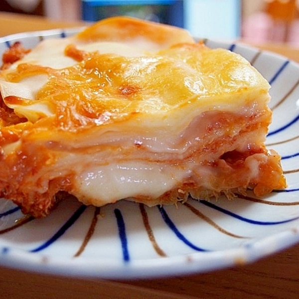 餃子の皮ラザニア レシピ 作り方 By よっちごはん 楽天レシピ 餃子の皮ラザニア レシピ 作り方 By よっちごはん 楽天レシピ