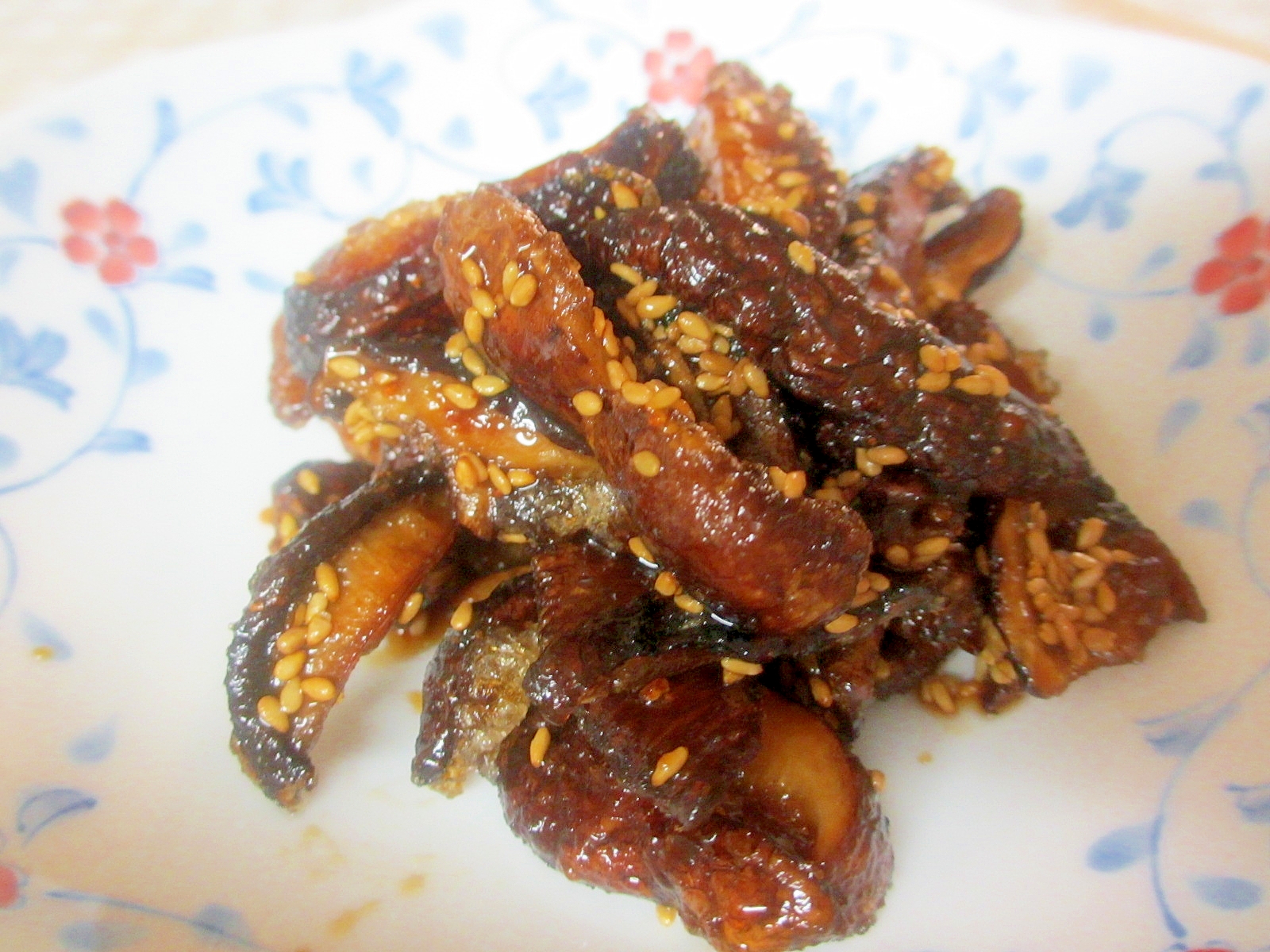 干し椎茸の甘辛揚げ レシピ 作り方 By Mococo05 楽天レシピ