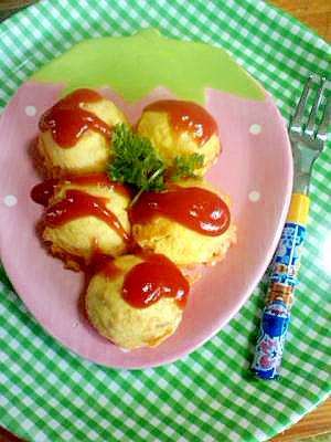 5. お子さんに大人気プチオムライス