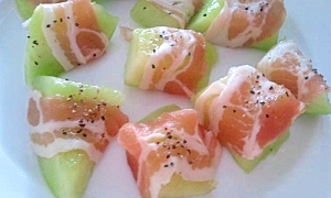 酒のつまみに 生ハムメロン レシピ 作り方 By ゆっぷりん 楽天レシピ