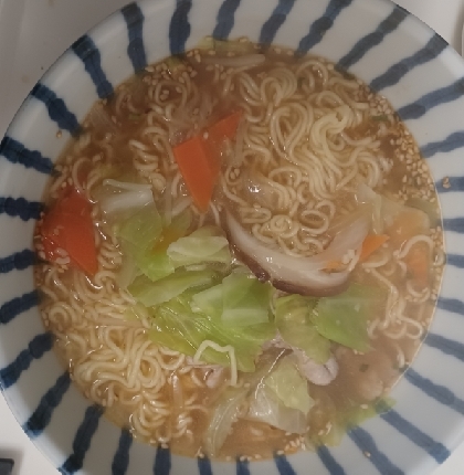 冷凍野菜で野菜ラーメン