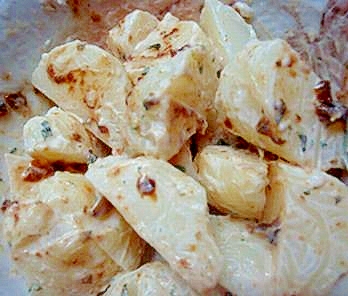 海苔の佃煮風味の簡単ポテトサラダ