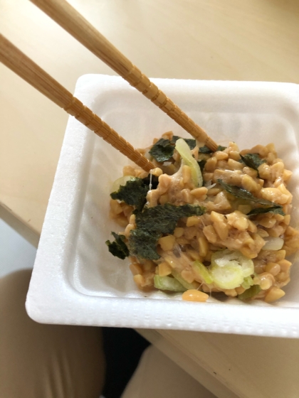 納豆巻き風♪納豆ご飯