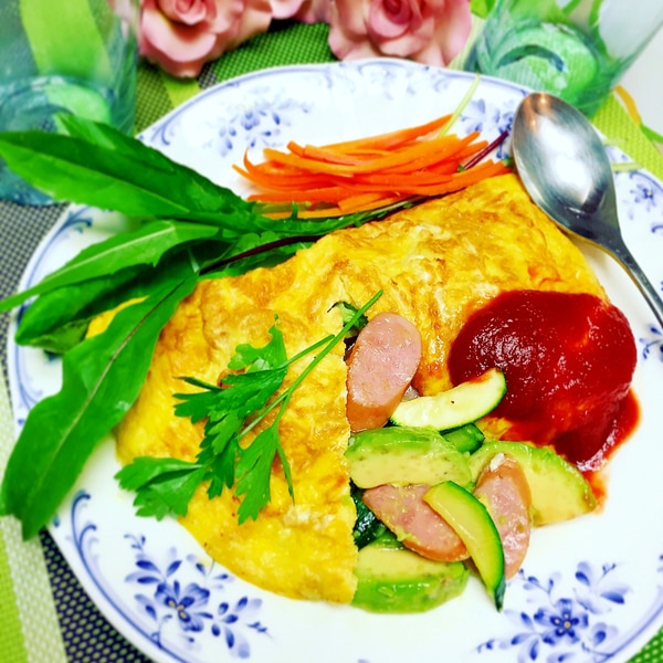 女子力アップ アボカドとズッキーニの オムレツ レシピ 作り方 By まめもにお 楽天レシピ 女子力アップ アボカドとズッキーニの オムレツ レシピ 作り方 By まめもにお 楽天レシピ