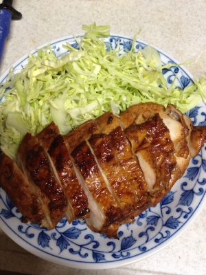 麺つゆで作る照り焼きチキン