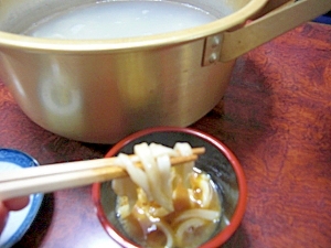 玉子つゆde手打ちうどん