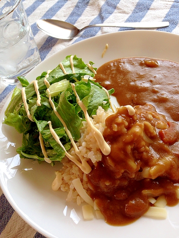 カフェ風〜ワンプレートサラダカレーライス