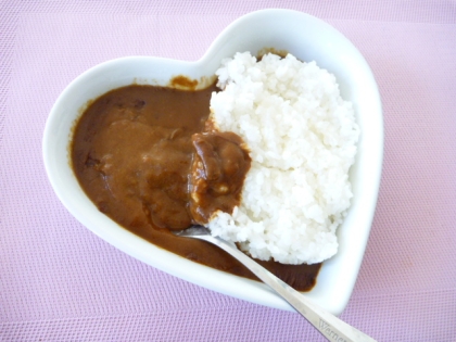 人参食べよ❤ウチのとろとろカレー❤