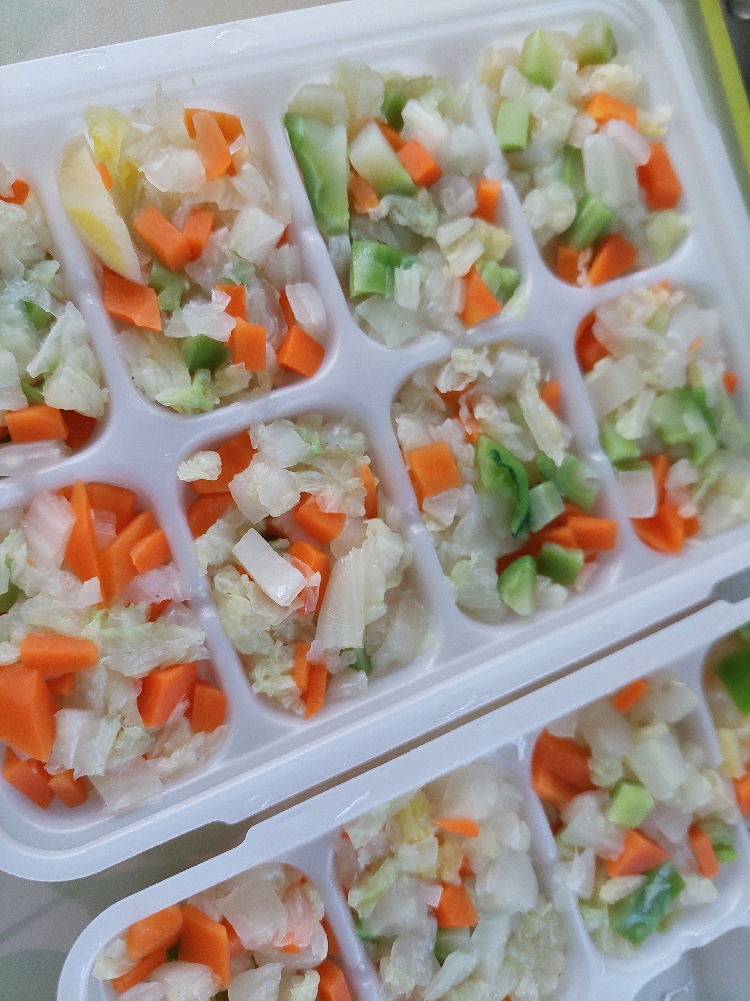 ミックス野菜の冷凍保存方法
