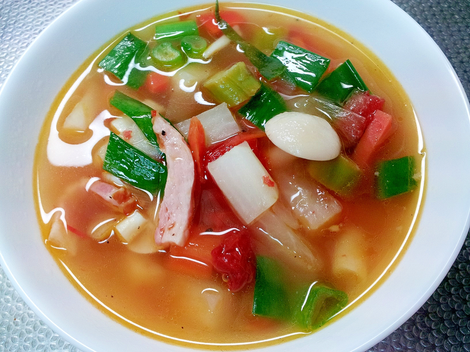 カラフル野菜のスープ