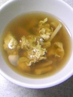 舞茸とたまごの中華スープ