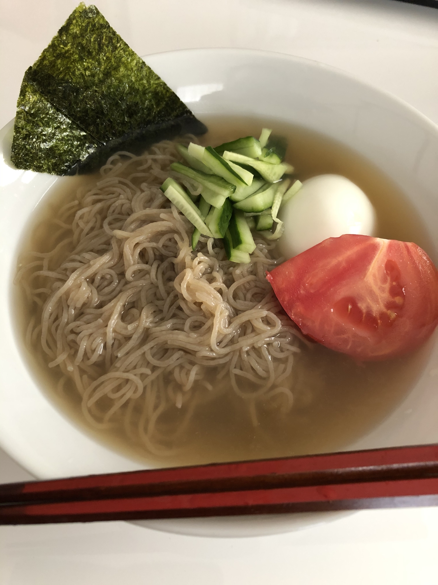 簡単お昼！サッパリ冷麺