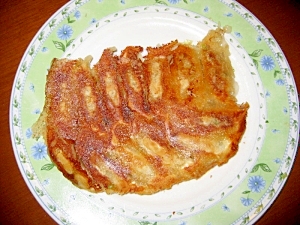 羽根つき餃子の焼き方