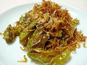 暑い夏に食欲をそそる ししとうとじゃこ炒め♪