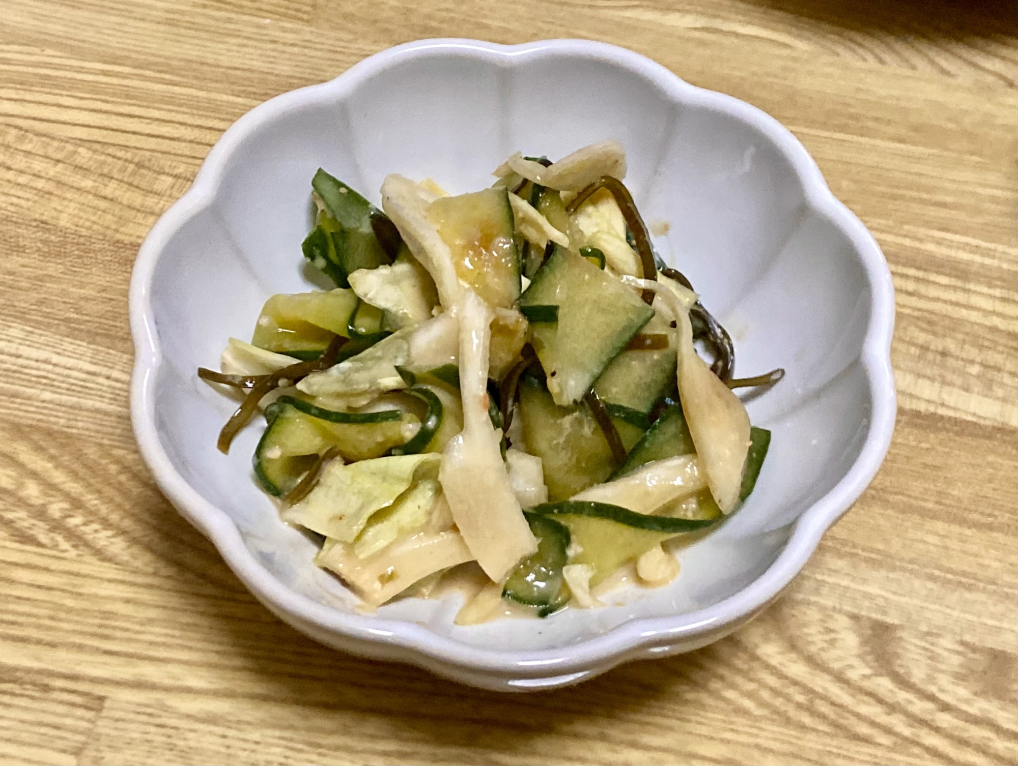 ヨーグルトの味噌浅漬け