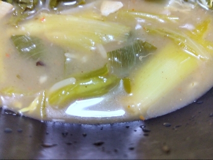 ꕥ長ネギと油揚げの味噌汁ꕥ