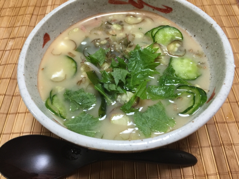 食欲のない夏は 冷汁