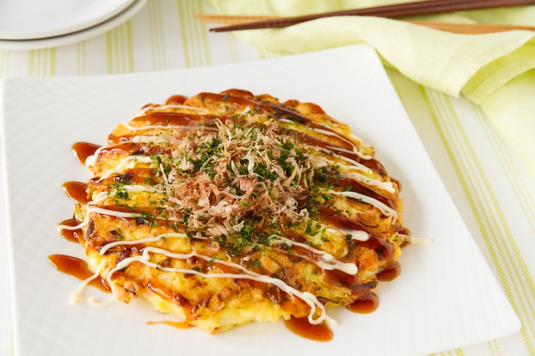 豆腐のお好み焼き Tofu Okonomiyaki