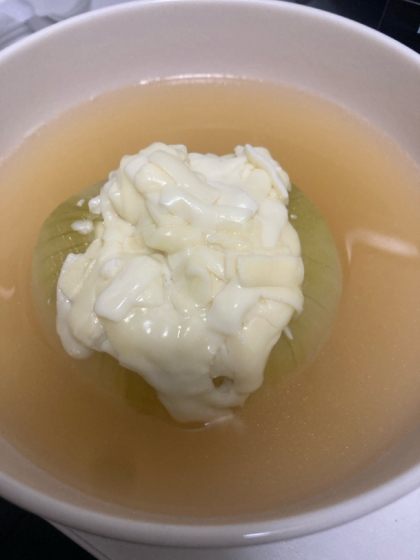 レンジで時短★まるごとオニオンスープ