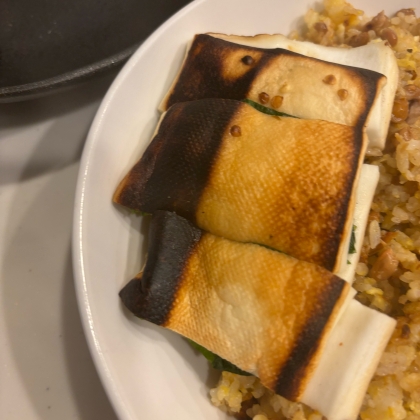 はんぺんの大葉＆チーズはさみ焼き