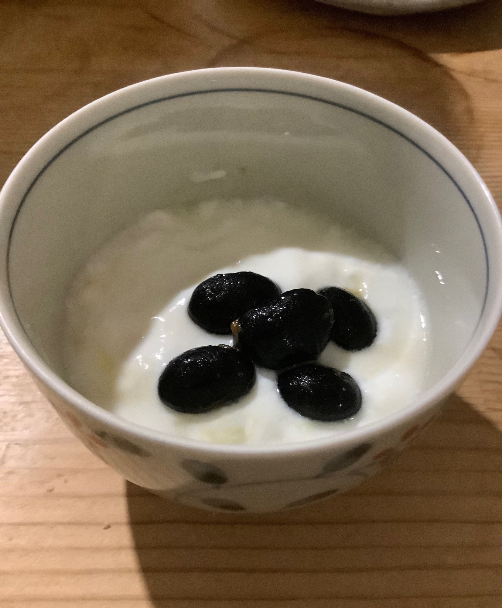 黒豆豆乳ヨーグルト♪