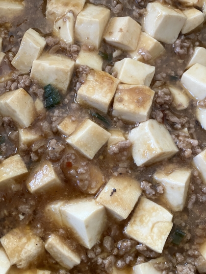 甜麵醬なし♡素より美味しい♡お肉たっぷり麻婆豆腐