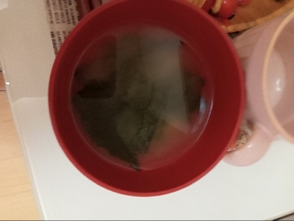 超簡単～わかめスープ