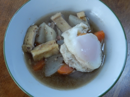 邪道じゃないと思うヨ♪栄養価アップするし♪レンジ無いから、おたまの上でやってみたｗ美味しかったけど、ネギ類も無かったので、リピしないと、、、。ご馳走様❤・・❤