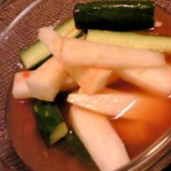 超簡単 だいこんときゅうりのピリ辛浅漬け レシピ 作り方 By 犬1106 楽天レシピ 超簡単 だいこんときゅうりのピリ辛浅漬け レシピ 作り方 By 犬1106 楽天レシピ