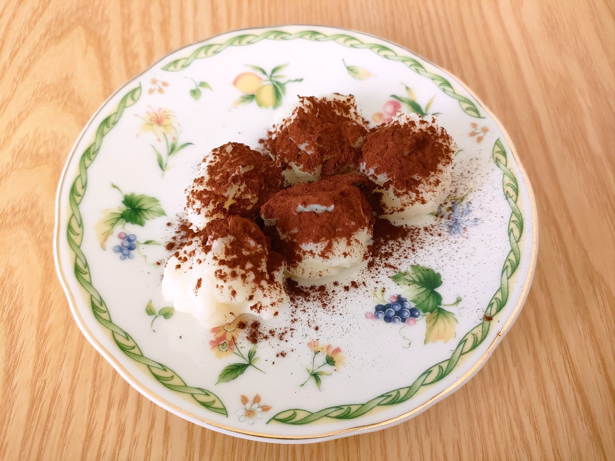 片栗粉で簡単☆ココア風味のミルク餅