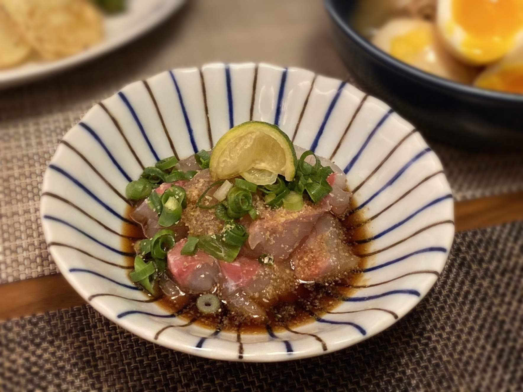 鯛のすだち醤油