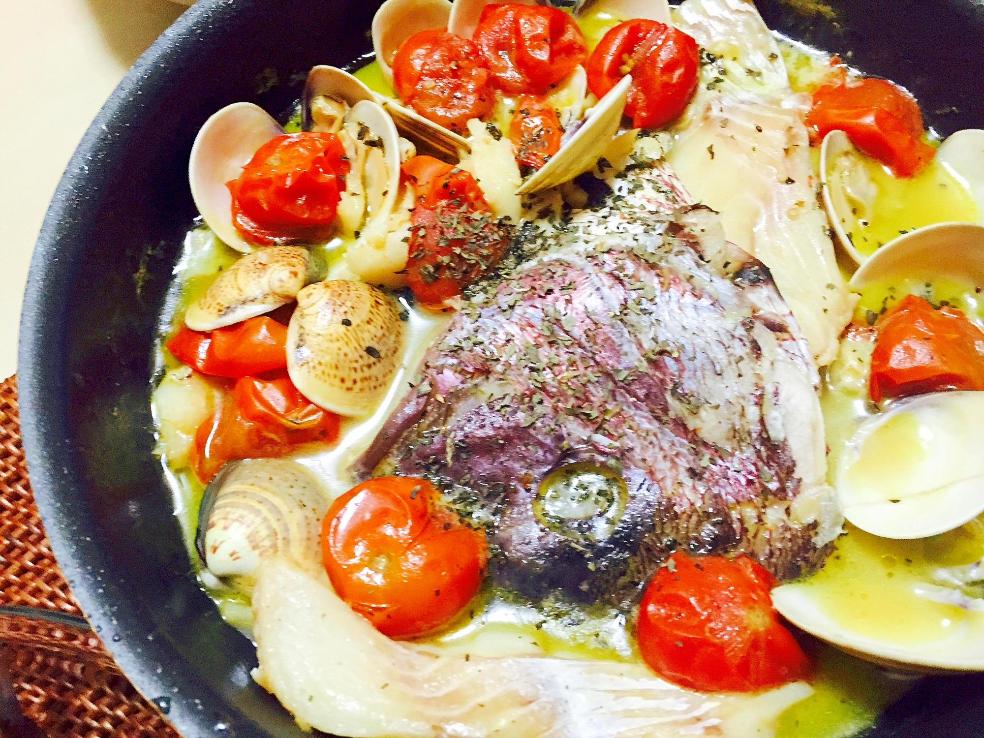 簡単!10分で出来ちゃうアクアパッツァ(*^^*)