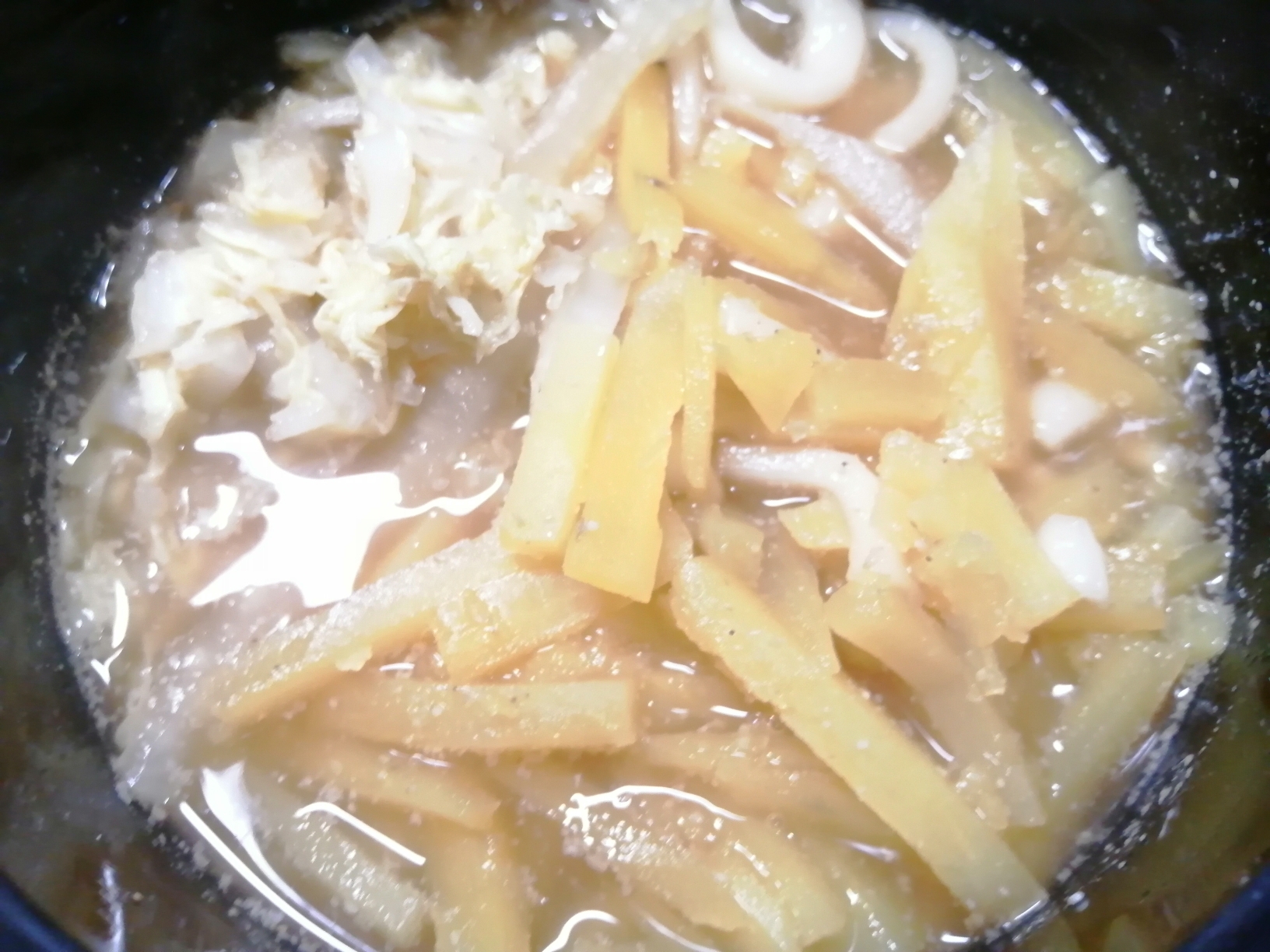 さつまいも白菜煮込みうどん