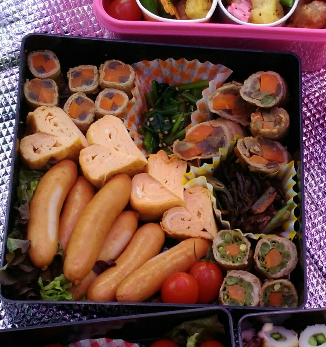 小学校運動会 お弁当おかず 豚の野菜巻き レシピ 作り方 By ここりん 楽天レシピ