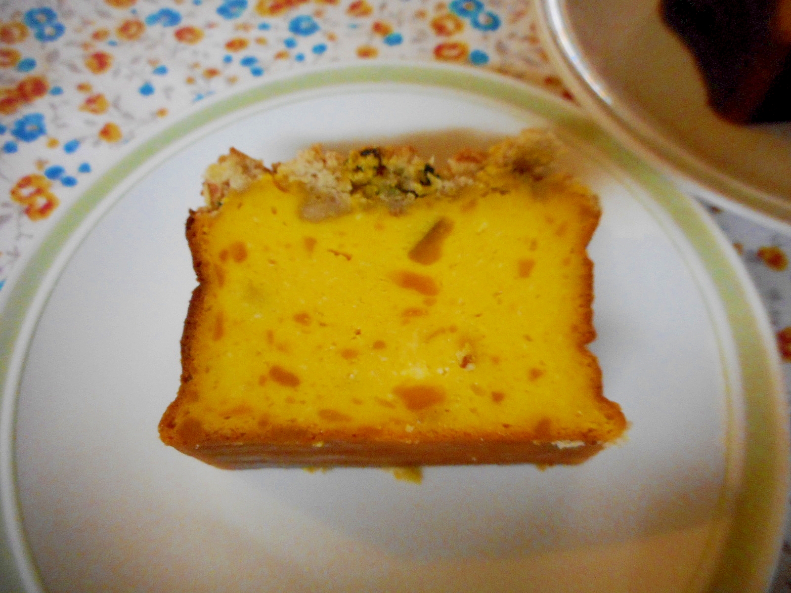 カボチャのクランブルチーズケーキ
