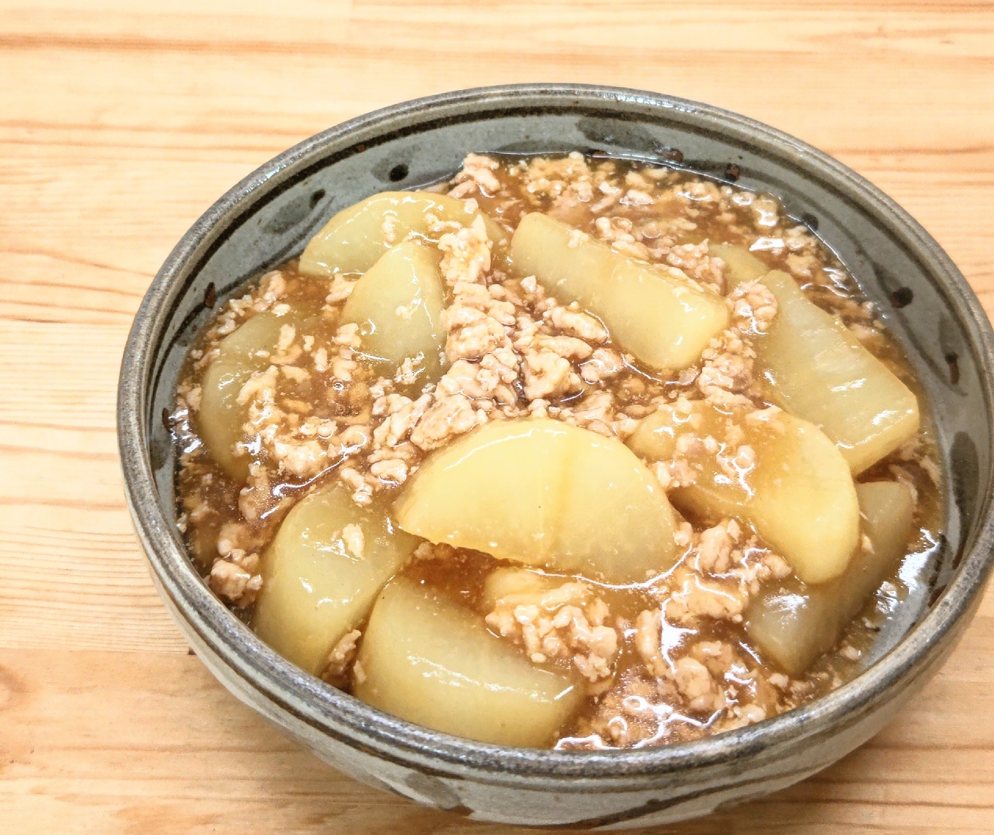 『大根と鶏ひき肉のそぼろ煮』