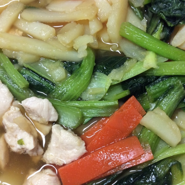 小松菜と鶏肉とじゃがいも人参の煮物 レシピ 作り方 By Akiakiaki32 楽天レシピ 小松菜と鶏肉とじゃがいも人参の煮物 レシピ 作り方 By Akiakiaki32 楽天レシピ