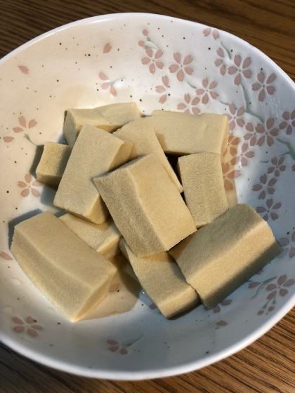 湯戻し無しで♪高野豆腐の含め煮