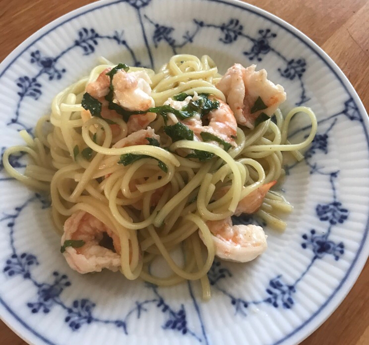 むきエビと青じその焼きそば