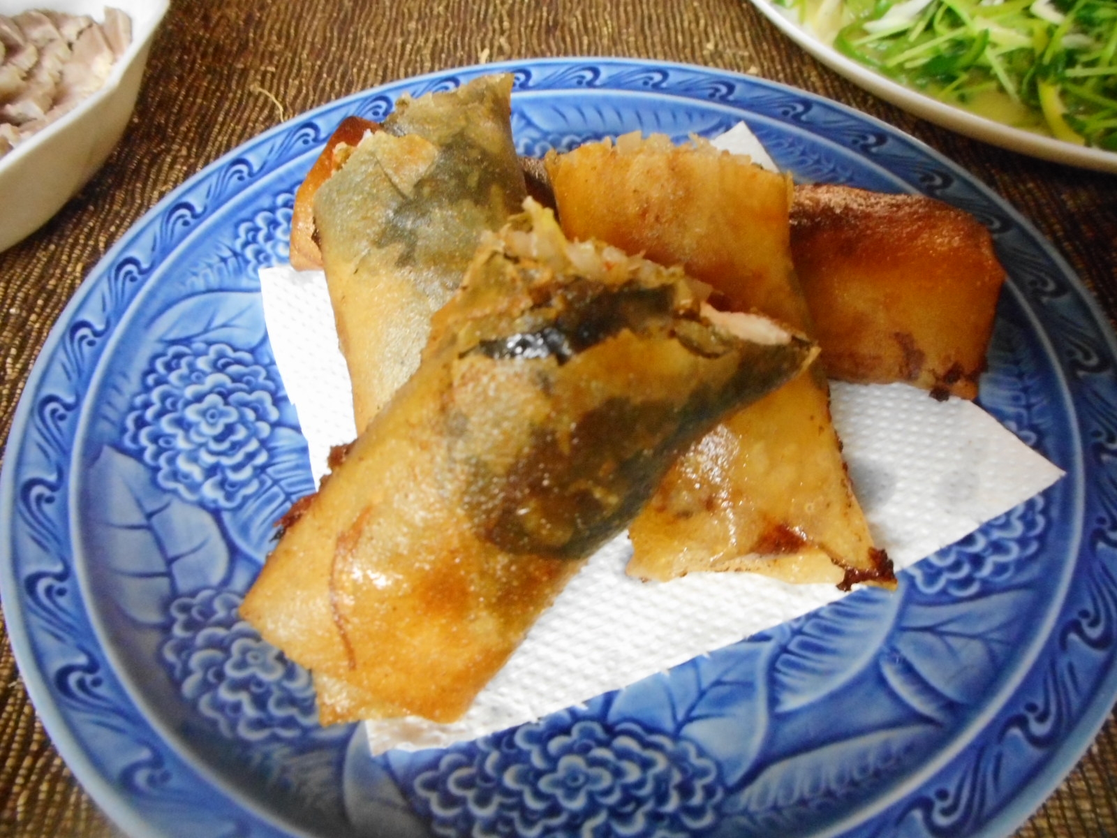 エビと春雨の春巻き