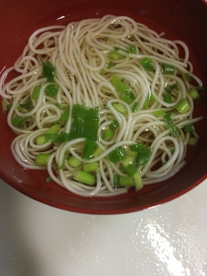 おでんのシメに！にゅうめん。