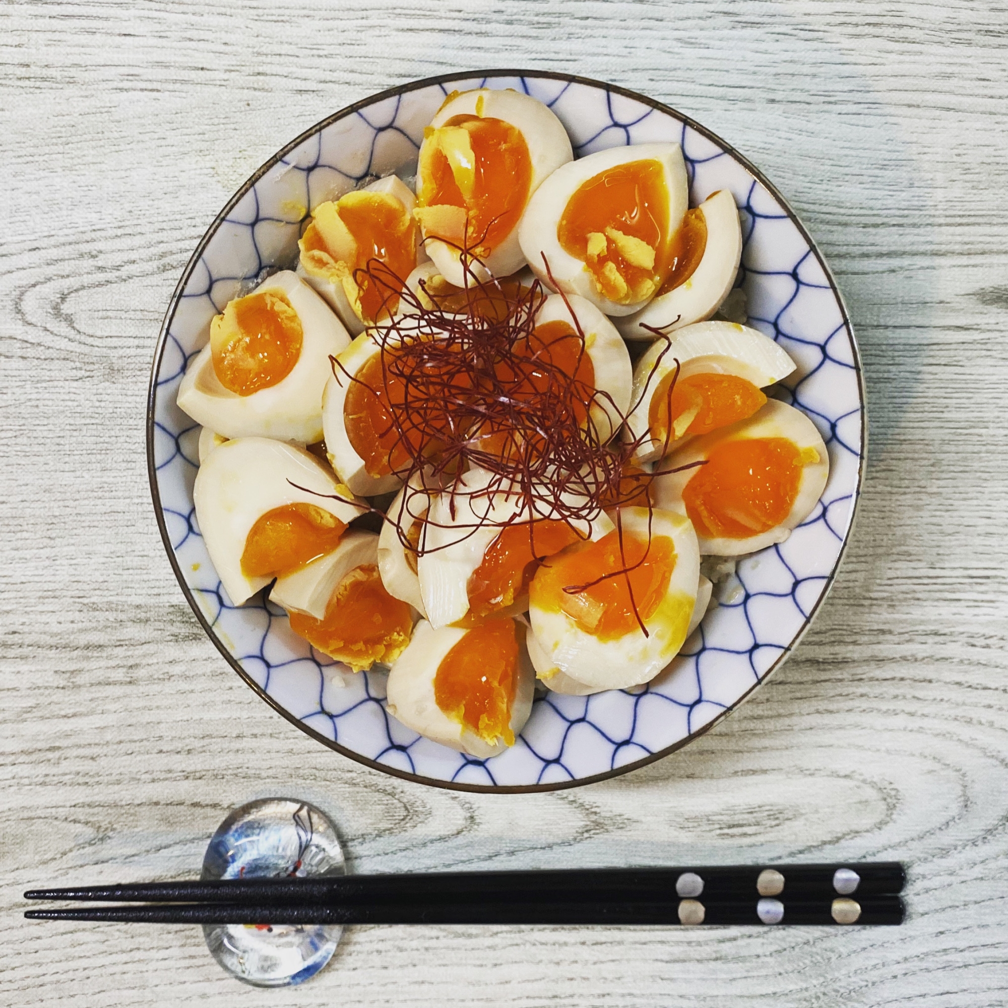 低糖質！高タンパク！贅沢！たっぷり半熟味玉丼！